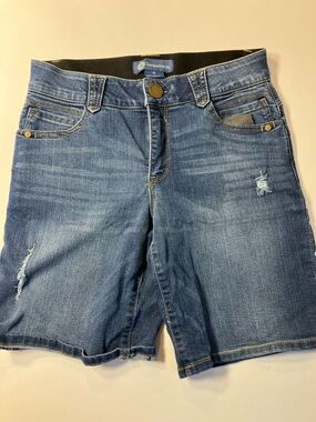 Democracy Women's Blue Relaxed Denim Shorts